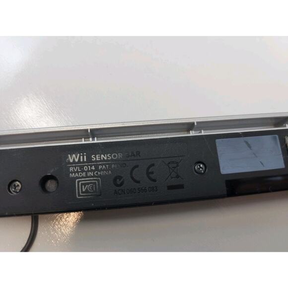 OEM OFFICIAL GENUINE Nintendo Wii Wii U SILVER SENSOR BAR Infrared RVL-014 - Picture 3 of 10